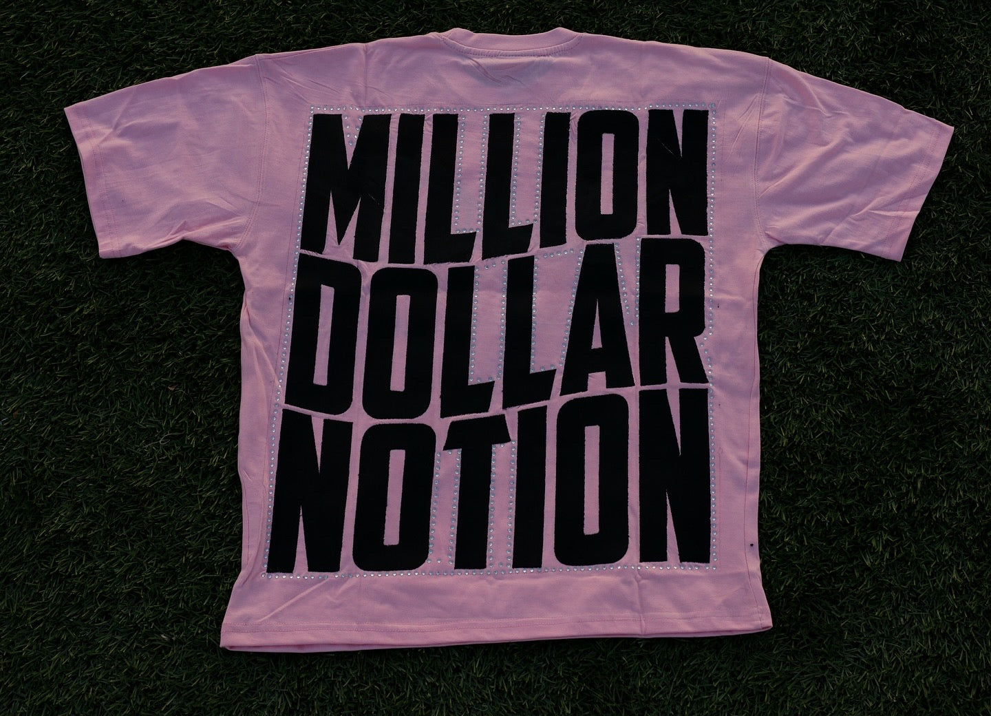 Million Dollar Notion - Pink Rhinstone tee