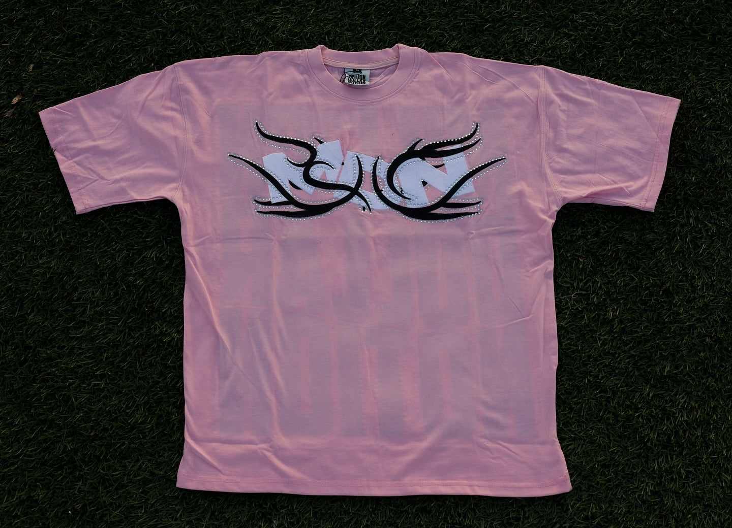 Million Dollar Notion - Pink Rhinstone tee